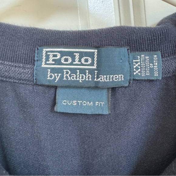 Polo by Ralph Lauren Large Pony Kids Dark Blue Polo Shirt - Picture 4 of 7